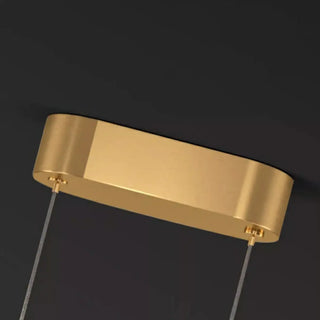 ZOWALA - Modern Bedroom Gold Ring Clear Crystal Globe Pendant Light Image - 14