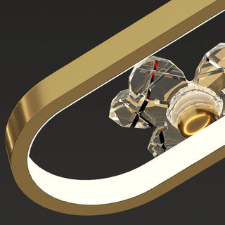 Exquisite White Flower and Oval Metal Wall Sconce Zawala Image - 15