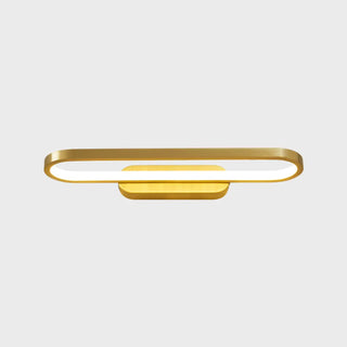 ZOWALA - Modern Gold Oval LED Vanity Wall Light Fixture Image - 9