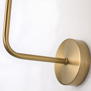 White Pleated Shade Classic Gold Cone Wall Sconce Image - 21