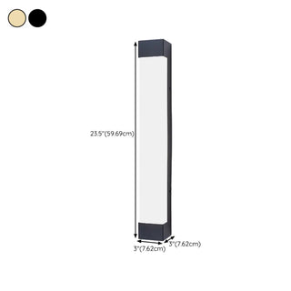 Waterproof Gold Geometric Acrylic Outdoor Wall Sconce Zawala Image - 18