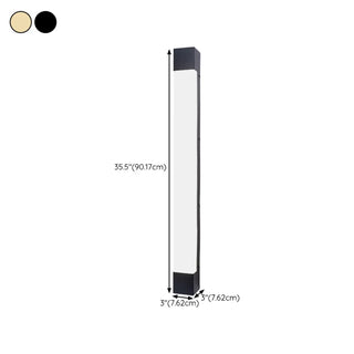 Waterproof Gold Geometric Acrylic Outdoor Wall Sconce Zawala Image - 19