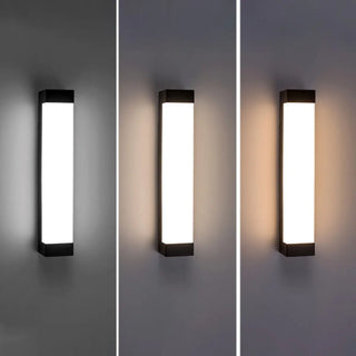Waterproof Gold Geometric Acrylic Outdoor Wall Sconce Zawala Image - 5