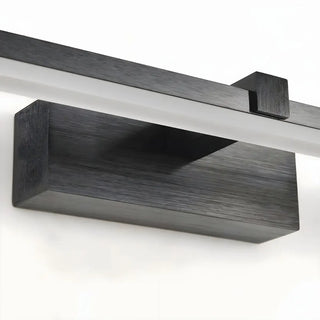 Modern Gold Metal Bar LED Wall Mount Vanity Light Zawala Image - 10