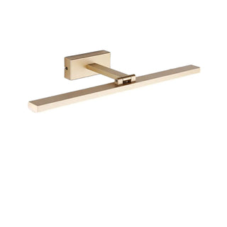 Unique Gold Rectangular Acrylic LED Vanity Lights Zawala Image - 7