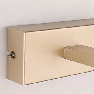 Unique Gold Rectangular Acrylic LED Vanity Lights Zawala Image - 9