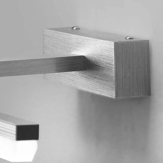 Modern Gold Rectangular Wall-Mounted Vanity Light Zawala Image - 12