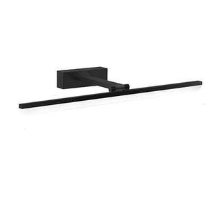 Modern Gold Rectangular Wall-Mounted Vanity Light Zawala Image - 8