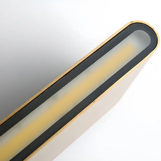 ZOWALA - Modern Gold Rectangular Up Down Wall Light Image - 10