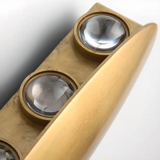 ZOWALA - Modern Gold Rectangular Up Down Wall Light Image - 12