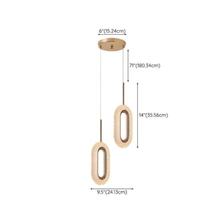 Luxury Gold Ring Acrylic Bedroom Pendant Light Set Zawala Image - 26