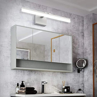 Rotatable Gold Modern Rectangular LED Vanity Light Zowala Image - 4