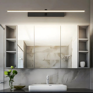 ZOWALA - Bathroom Modern Metal Straight LED Mirror Vanity Light Image - 2