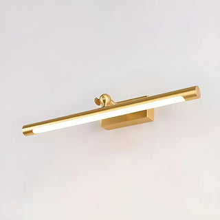 Cylinder Modern Gold Metal Mirror LED Vanity Light Zawala Image - 11