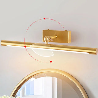 ZOWALA - Modern Gold Tube LED Bathroom Vanity Wall Light Image - 3