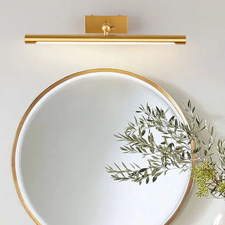 ZOWALA - Modern Gold Tube LED Bathroom Vanity Wall Light Image - 4