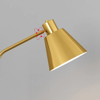 Adjustable Marble Side Table Modern Cone Floor Lamp Zawala Image - 17