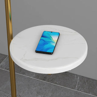 Adjustable Marble Side Table Modern Cone Floor Lamp Zawala Image - 18