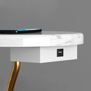 Adjustable Marble Side Table Modern Cone Floor Lamp Zawala Image - 19