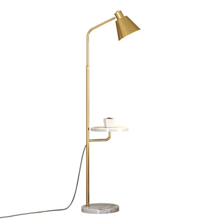 Adjustable Marble Side Table Modern Cone Floor Lamp Zawala Image - 22