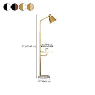 Adjustable Marble Side Table Modern Cone Floor Lamp Zawala Image - 24