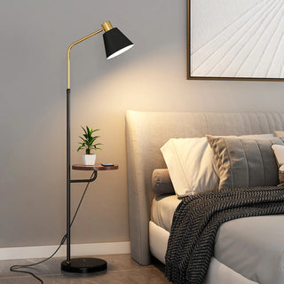Adjustable Marble Side Table Modern Cone Floor Lamp Zawala Image - 8