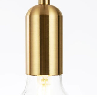 ZOWALA - Modern Dining Room Clear Glass Ball Pendant Light Image - 14
