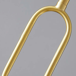 ZOWALA - Modern Bedroom Gold Geometric Glass Pendant Light Image - 10