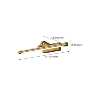 ZOWALA - Modern Gold Bathroom Vanity Mirror Light Fixture #size