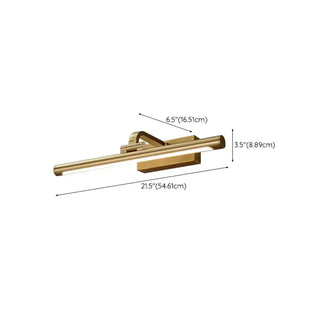 ZOWALA - Modern Gold Bathroom Vanity Mirror Light Fixture Image - 13