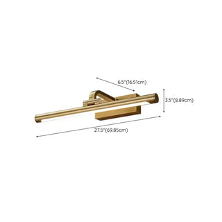 ZOWALA - Modern Gold Bathroom Vanity Mirror Light Fixture Image - 14