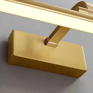 ZOWALA - Modern Gold Bathroom Vanity Mirror Light Fixture Image - 9