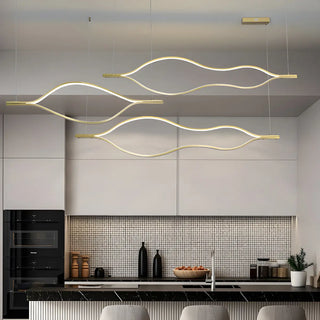 Linear Island Chandelier
