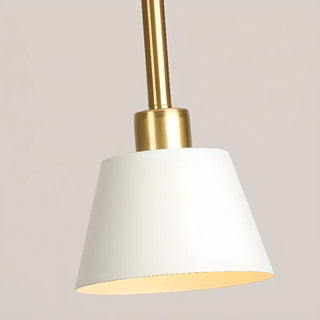 ZOWALA - Modern Angular Black and White Cone Pendant Light Image - 12