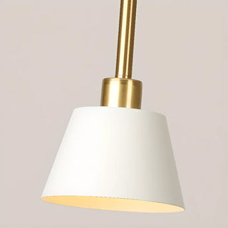 ZOWALA - Modern Angular Black and White Cone Pendant Light Image - 13