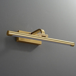 Adjustable Golden Linear Bathroom Vanity Mirror Light Zawala Image - 4