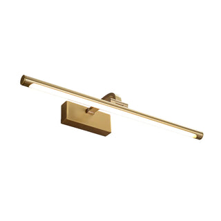 Adjustable Golden Linear Bathroom Vanity Mirror Light Zawala Image - 6