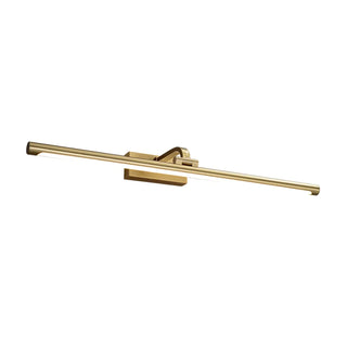 Adjustable Golden Linear Bathroom Vanity Mirror Light Zawala Image - 7