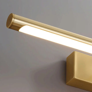 Adjustable Golden Linear Bathroom Vanity Mirror Light Zawala Image - 8