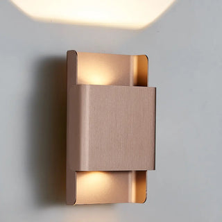 Modern Metal Rectangular Up Down Wall Sconce Image - 3