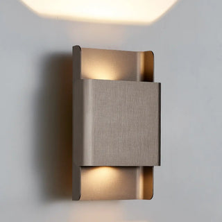 Modern Metal Rectangular Up Down Wall Sconce Image - 5