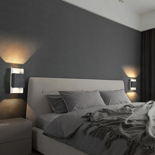 Modern Metal Rectangular Up Down Wall Sconce Image - 6