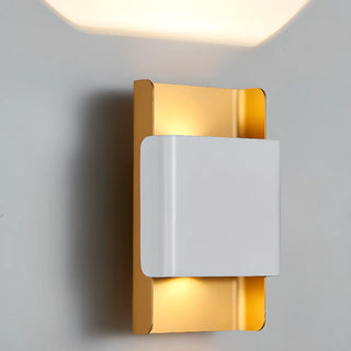 Modern Metal Rectangular Up Down Wall Sconce Image - 9