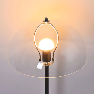 ZOWALA - Modern Green Acrylic Dome Chrome Floor Lamp Image - 11