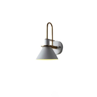Industrial Black Cone Bedside Metal Wall Sconce Zawala Image - 8