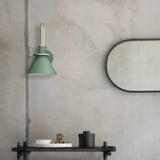 Modern Green Cone LED Vanity Wall Light Fixtures Zawala Image - 1
