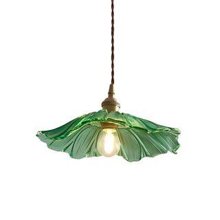 ZOWALA - Modern Transparent Glass Flower Mini Pendant Light Image - 7