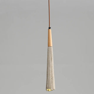 ZOWALA - Modern Bedroom Concrete Tapered Geometric Pendant Light Image - 9