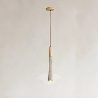 ZOWALA - Modern Bedroom Concrete Tapered Geometric Pendant Light Image - 7