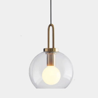 ZOWALA - Contemporary Cylinder Glass Dining Room Grey Pendant Light Image - 12